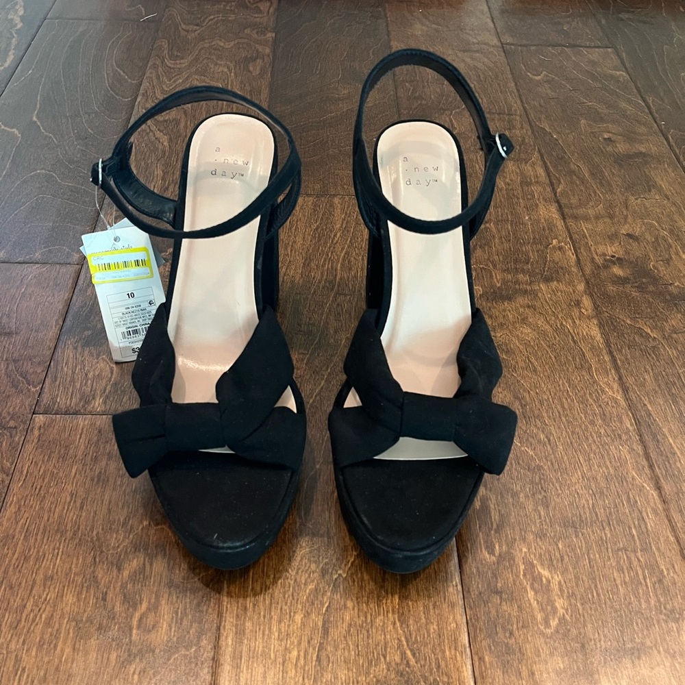 NWT A•new• day Riah Platform Heel Size 10 - Picture 5 of 9